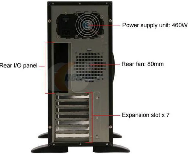 Alt view image 8 of 19 - MASSCOOL CS-ICS8200 Black SECC Thickness 1.0 ATX Mid Tower Computer Case with PC Air Conditioner 460W Power Supply