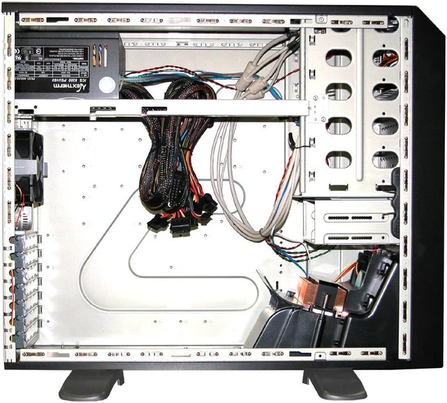 Alt view image 15 of 19 - MASSCOOL CS-ICS8200 Black SECC Thickness 1.0 ATX Mid Tower Computer Case with PC Air Conditioner 460W Power Supply