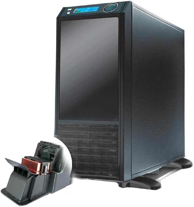 Main image of MASSCOOL CS-ICS8200 Black SECC Thickness 1.0 ATX Mid Tower Computer Case with PC Air Conditioner 460W Power Supply