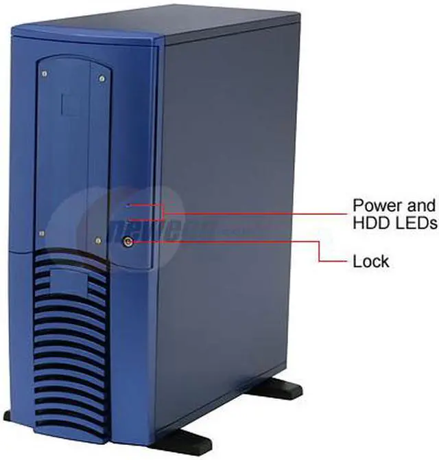 Alt view image 2 of 11 - CHENMING CMUI-601AEBL-W Blue 1.0mm SECC Server Computer Case