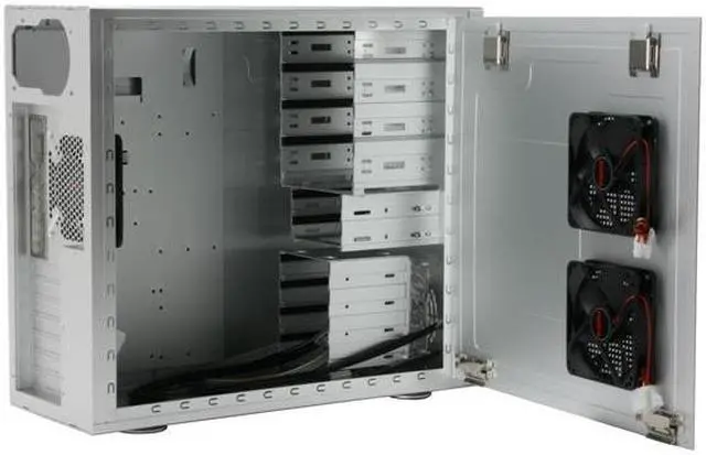Alt view image 10 of 15 - SIGMA ATLANTIS ATLANTIS-S Silver Aluminum ATX Mid Tower Computer Case