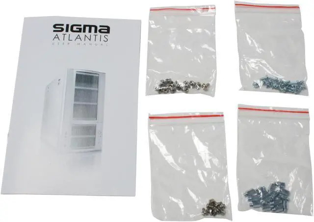 Alt view image 13 of 15 - SIGMA ATLANTIS ATLANTIS-S Silver Aluminum ATX Mid Tower Computer Case