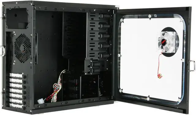 Alt view image 8 of 12 - SIGMA LUNA LUNA-WB Black Aluminum ATX Mid Tower Computer Case