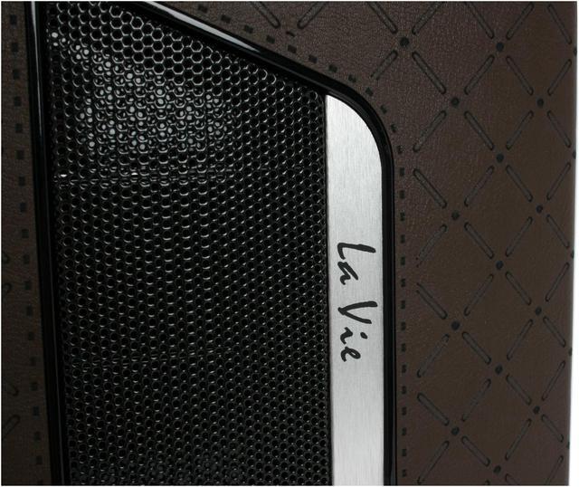 Alt view image 4 of 16 - SIGMA La Vie LBNWBP Leather Brown SECC Steel ATX Mid Tower Computer Case 500W Power Supply