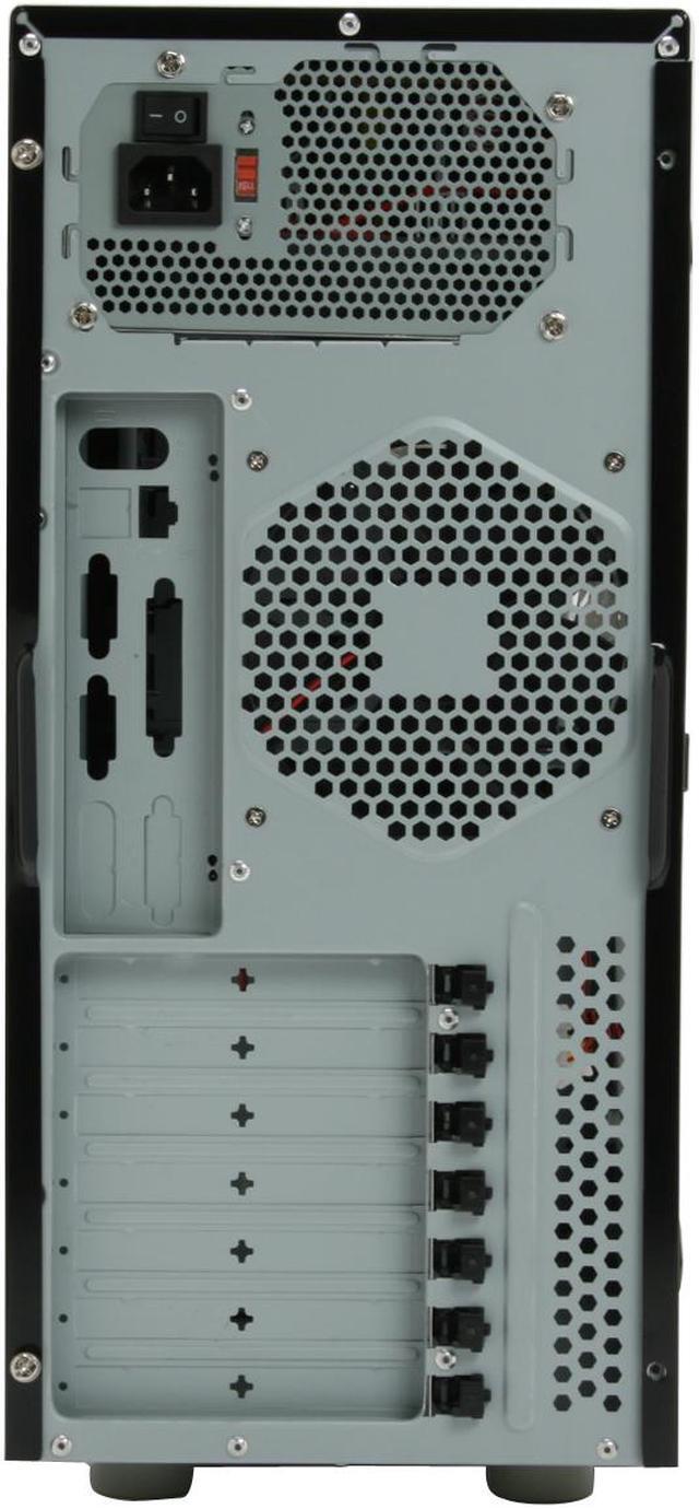 Alt view image 9 of 16 - SIGMA La Vie LBNWBP Leather Brown SECC Steel ATX Mid Tower Computer Case 500W Power Supply