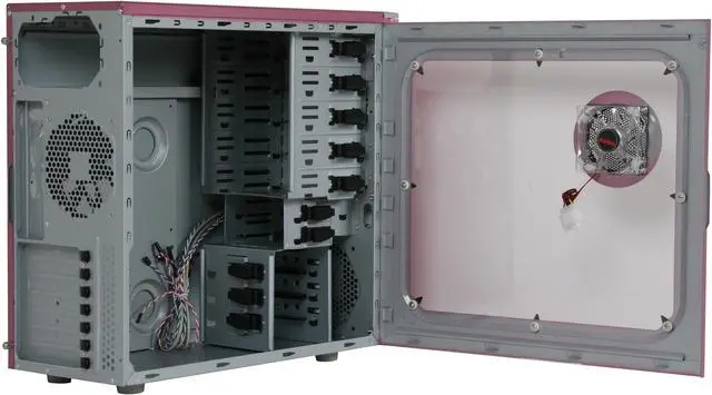 Alt view image 7 of 11 - SIGMA ZEN ZEN-WDP diamond pink SECC Steel ATX Mid Tower Computer Case