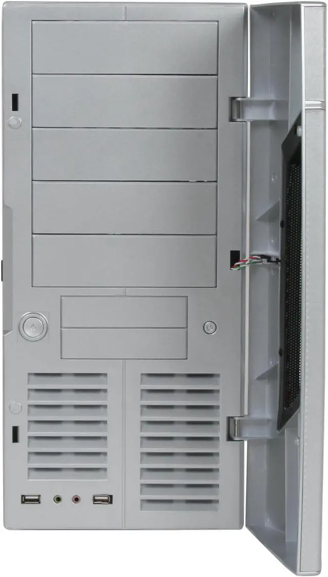 Alt view image 4 of 12 - SIGMA LAVIE LAVIE-LSWS Leather Silver SECC Steel ATX Mid Tower Computer Case