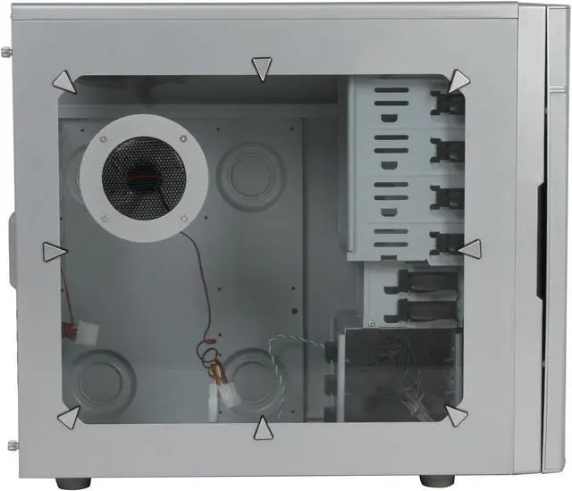 Alt view image 5 of 12 - SIGMA LAVIE LAVIE-LSWS Leather Silver SECC Steel ATX Mid Tower Computer Case
