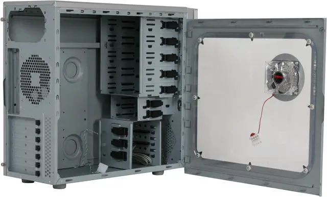 Alt view image 6 of 12 - SIGMA LAVIE LAVIE-LSWS Leather Silver SECC Steel ATX Mid Tower Computer Case
