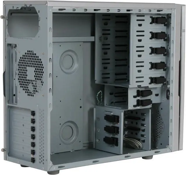 Alt view image 7 of 12 - SIGMA LAVIE LAVIE-LSWS Leather Silver SECC Steel ATX Mid Tower Computer Case