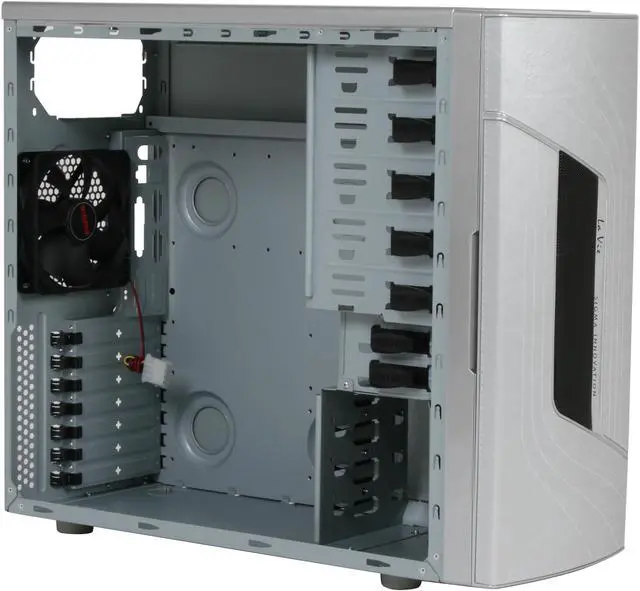 Alt view image 9 of 12 - SIGMA LAVIE LAVIE-LSWS Leather Silver SECC Steel ATX Mid Tower Computer Case
