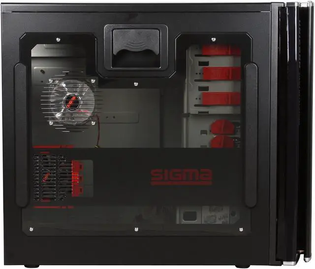 Alt view image 4 of 9 - SIGMA UNICORN UNICORN-WB Black 1.0mm SECC Steel ATX Mid Tower Computer Case