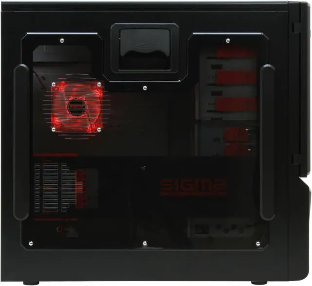 Alt view image 6 of 13 - SIGMA PHANTOM PHANTOM-WB Black 1.0mm SECC Steel ATX Mid Tower Computer Case