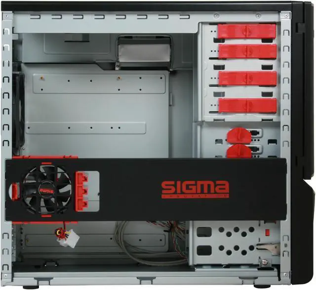 Alt view image 9 of 13 - SIGMA PHANTOM PHANTOM-WB Black 1.0mm SECC Steel ATX Mid Tower Computer Case