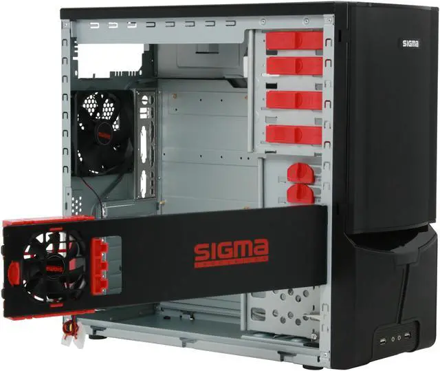 Alt view image 10 of 13 - SIGMA PHANTOM PHANTOM-WB Black 1.0mm SECC Steel ATX Mid Tower Computer Case