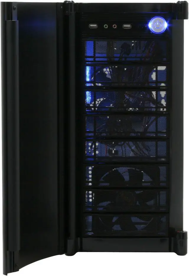 Alt view image 4 of 13 - SIGMA SHARK SHARK-WBP Black SECC Steel ATX Mid Tower Computer Case 400W Power Supply