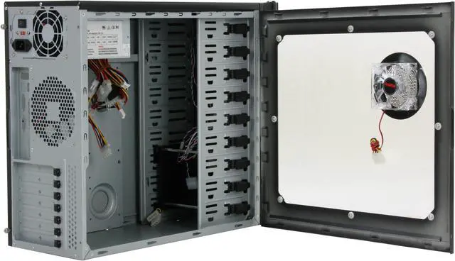 Alt view image 7 of 13 - SIGMA SHARK SHARK-WBP Black SECC Steel ATX Mid Tower Computer Case 400W Power Supply