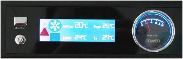 Alt view image 13 of 18 - Nextherm ICS 8200 Black SECC Thickness 1.0 ATX Mid Tower Computer Case with PC Air Conditioner 460W Power Supply