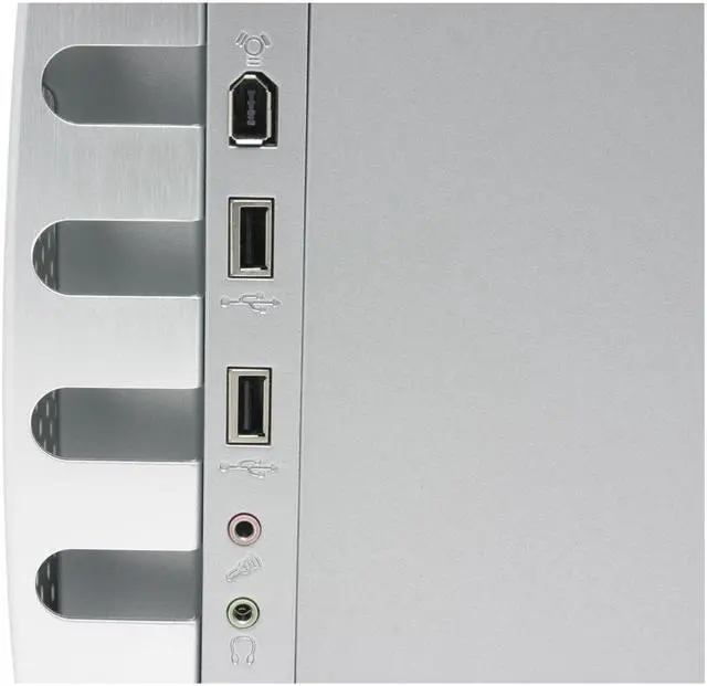 Alt view image 6 of 14 - GIGABYTE 3D AURORA GZ-FSCA1-ANS Silver Aluminum ATX Full Tower Computer Case