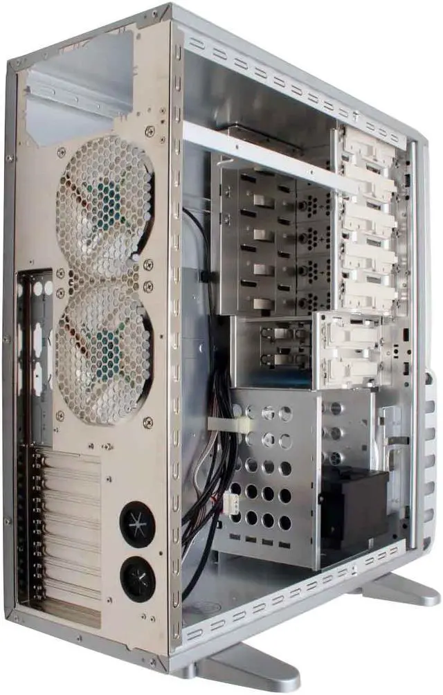 Alt view image 10 of 14 - GIGABYTE 3D AURORA GZ-FSCA1-ANS Silver Aluminum ATX Full Tower Computer Case