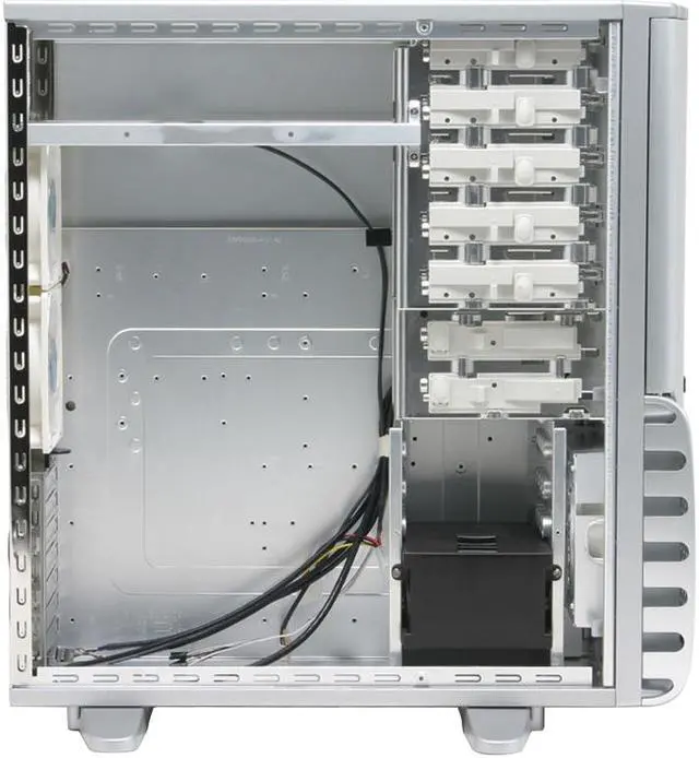 Alt view image 9 of 14 - GIGABYTE 3D AURORA GZ-FSCA1-ANS Silver Aluminum ATX Full Tower Computer Case