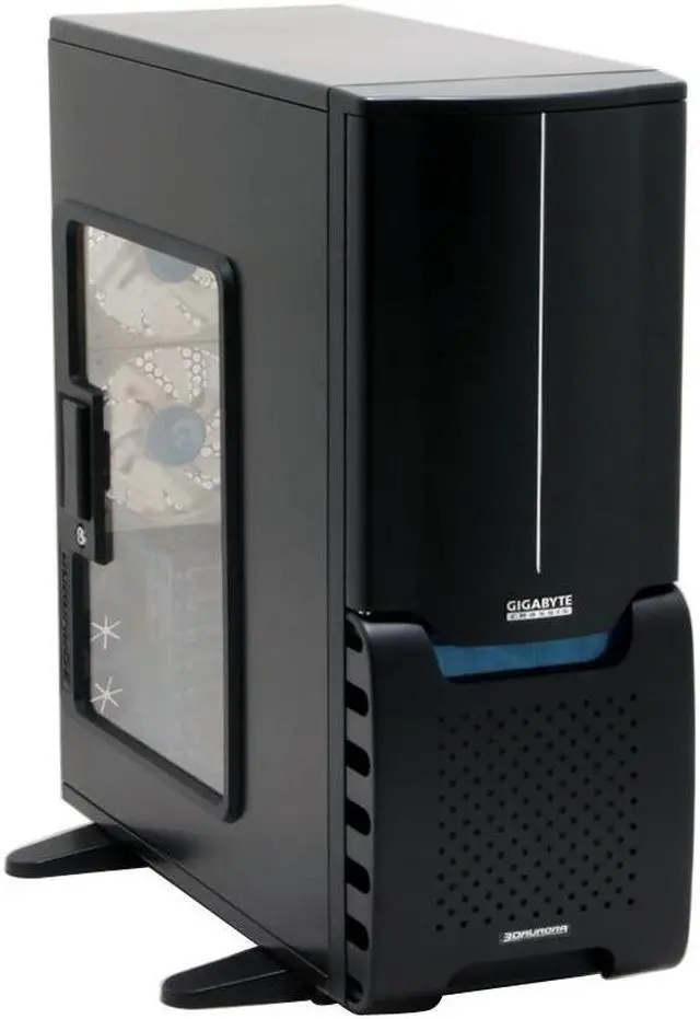 Alt view image 2 of 16 - GIGABYTE 3D AURORA GZ-FSCA1-ATB Black Aluminum ATX Full Tower Computer Case