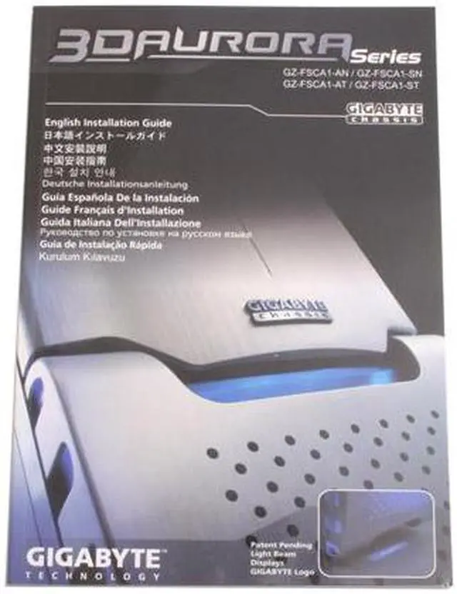 Alt view image 14 of 16 - GIGABYTE 3D AURORA GZ-FSCA1-ATB Black Aluminum ATX Full Tower Computer Case