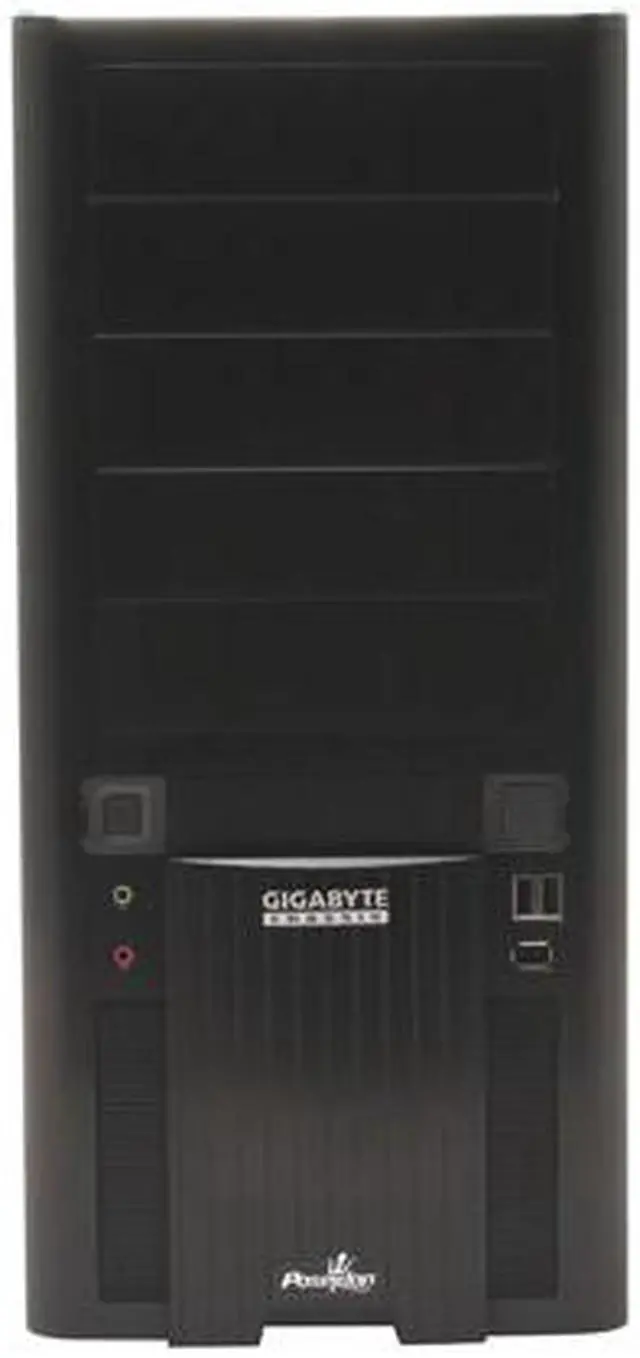 Alt view image 3 of 12 - GIGABYTE GZ-XA1CA-STB Black Front bezel : Aluminum Body : SECC ATX Mid Tower Computer Case