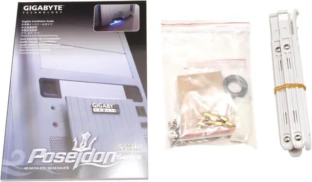 Alt view image 11 of 12 - GIGABYTE GZ-XA1CA-STB Black Front bezel : Aluminum Body : SECC ATX Mid Tower Computer Case