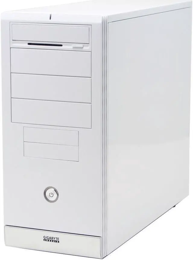 Alt view image 2 of 15 - GIGABYTE GZ-X1 BEIGE 0.6mm SECC / ABS Front Panel ATX Mid Tower Computer Case 350W Power Supply