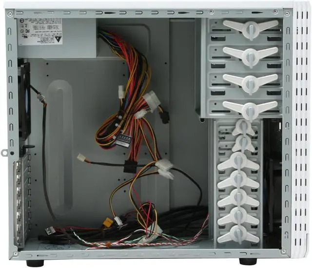 Alt view image 7 of 15 - GIGABYTE GZ-X1 BEIGE 0.6mm SECC / ABS Front Panel ATX Mid Tower Computer Case 350W Power Supply