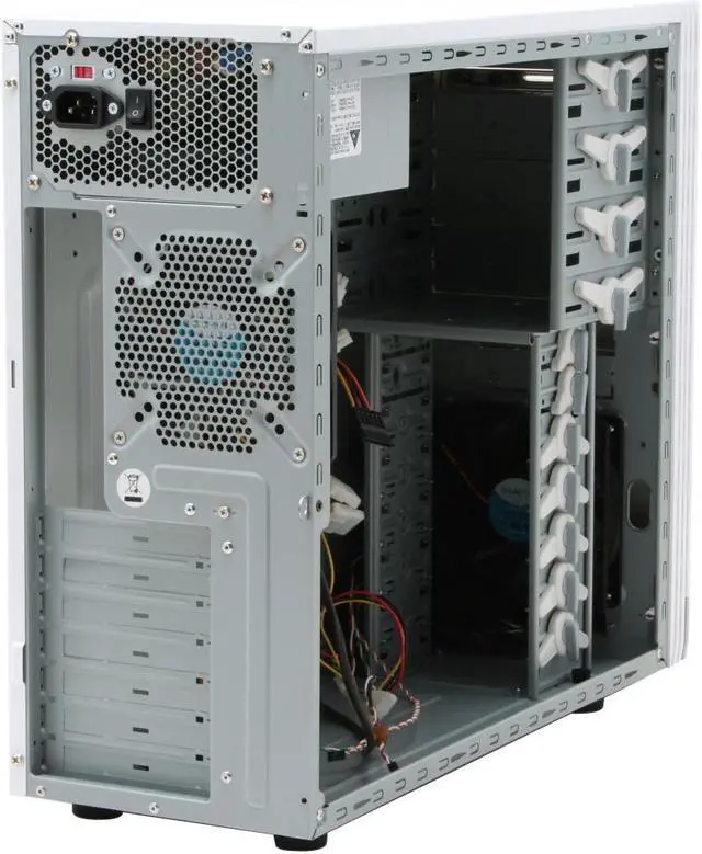 Alt view image 9 of 15 - GIGABYTE GZ-X1 BEIGE 0.6mm SECC / ABS Front Panel ATX Mid Tower Computer Case 350W Power Supply