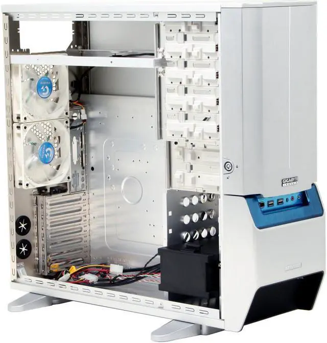 Alt view image 10 of 16 - GIGABYTE 3D Aurora 570 GZ-FA1CA-ASS Silver 1.0 mm Aluminum body ATX Full Tower Computer Case