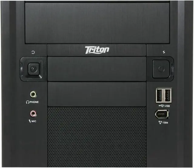 Alt view image 4 of 10 - GIGABYTE Triton 180 Black 0.7mm SECC Steel ATX Mid Tower Computer Case