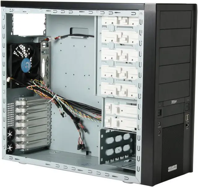 Alt view image 9 of 10 - GIGABYTE Triton 180 Black 0.7mm SECC Steel ATX Mid Tower Computer Case