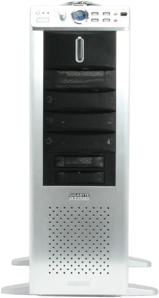 Alt view image 3 of 19 - GIGABYTE 3D Mercury GZ-FW1CA-AJS Silver Aluminum ATX Full Tower Computer Case