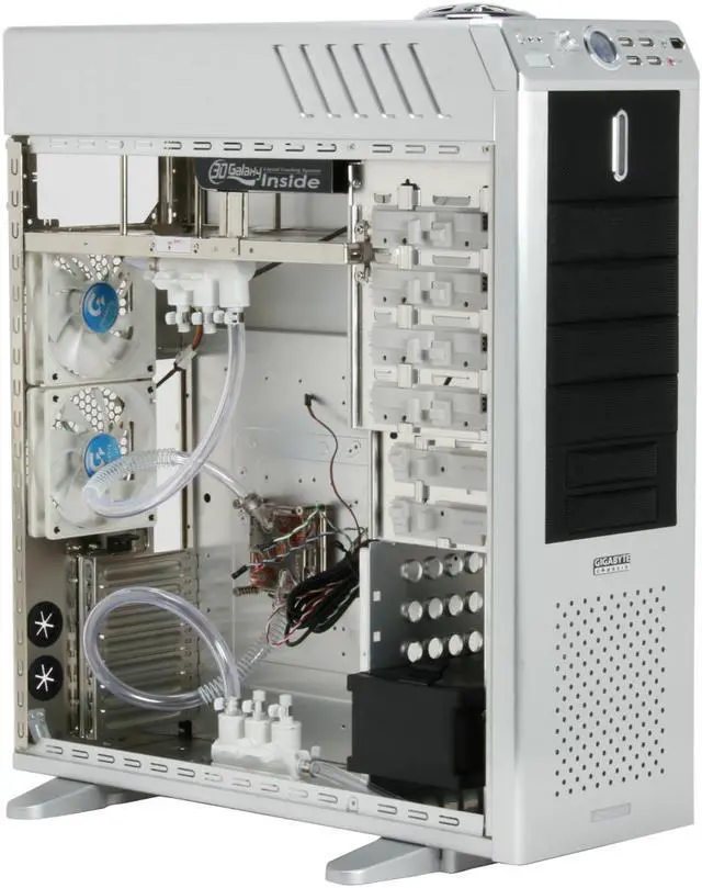 Alt view image 11 of 19 - GIGABYTE 3D Mercury GZ-FW1CA-AJS Silver Aluminum ATX Full Tower Computer Case