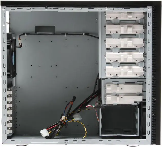 Alt view image 6 of 11 - GIGABYTE iSOLO GZ-AA1CB-SNB Black Aluminum Front Panel/ 0.7mm SECC Housing ATX Mid Tower Computer Case