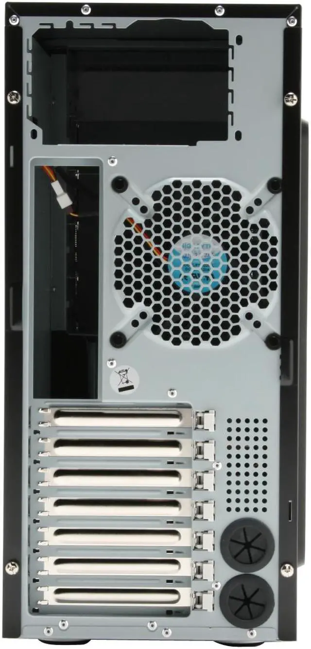 Alt view image 5 of 11 - GIGABYTE iSOLO GZ-AA1CB-SNB Black Aluminum Front Panel/ 0.7mm SECC Housing ATX Mid Tower Computer Case