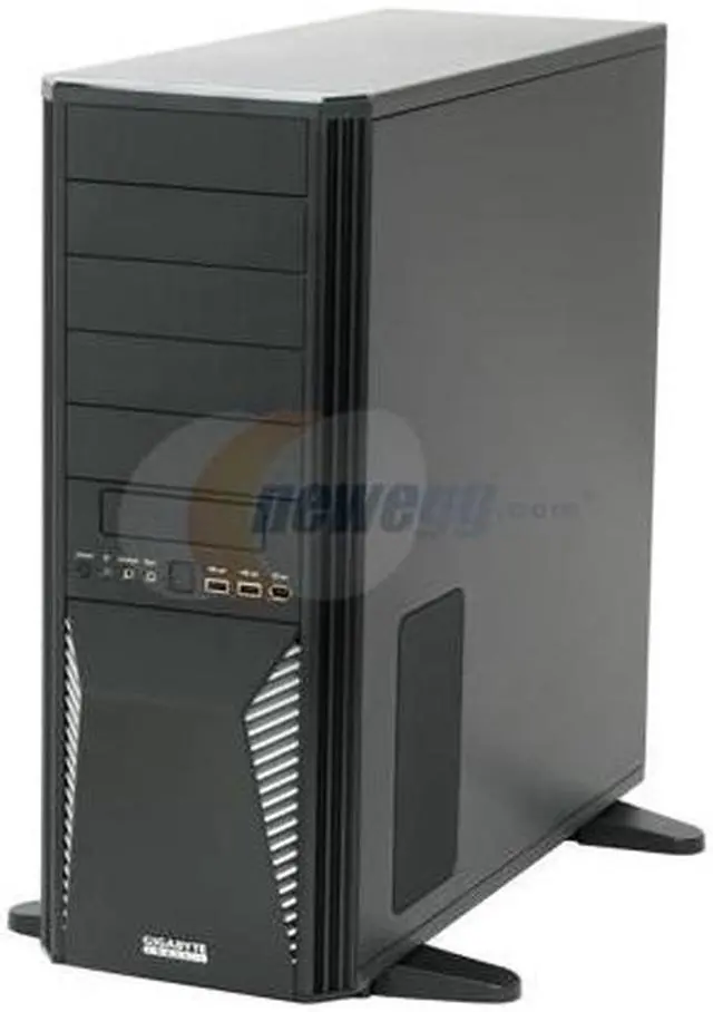 Alt view image 3 of 14 - GIGABYTE GZ-FA2CA-AJB Black Aluminum ATX Full Tower Computer Case