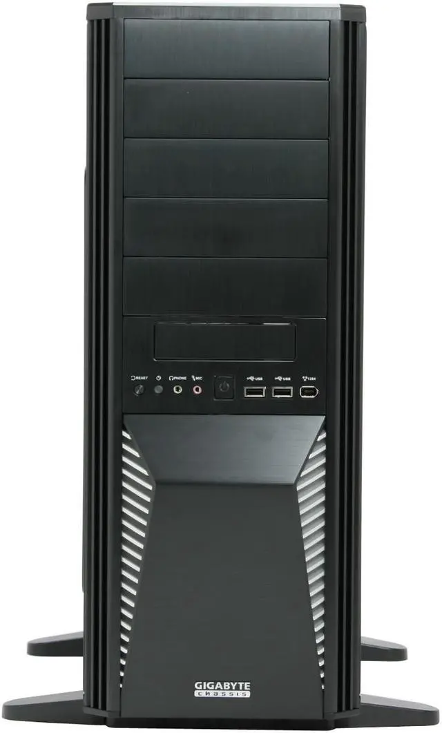 Alt view image 4 of 14 - GIGABYTE GZ-FA2CA-AJB Black Aluminum ATX Full Tower Computer Case