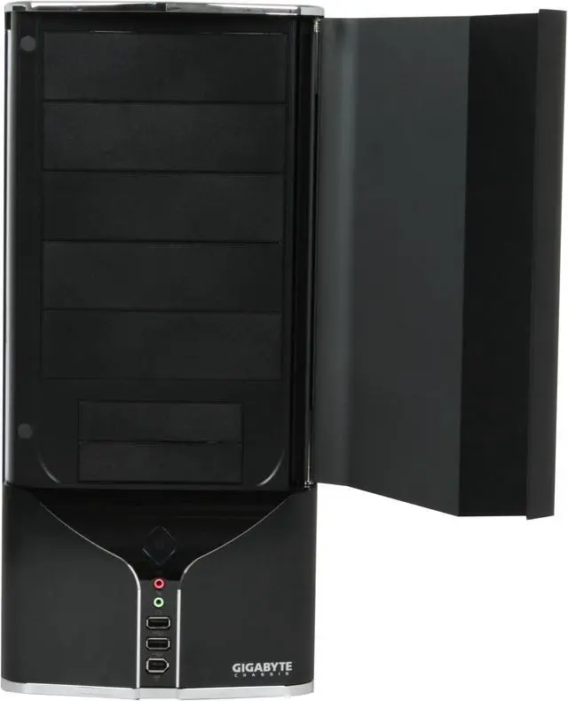 Alt view image 4 of 12 - GIGABYTE Poseidon 310 GZ-AA3CB-SJB Black Aluminum/ 0.7mm SECC ATX Mid Tower Computer Case