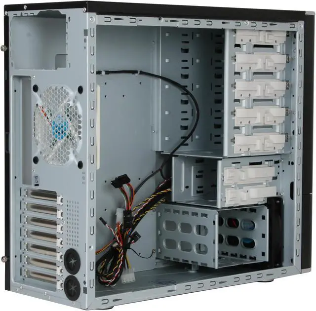 Alt view image 7 of 12 - GIGABYTE Poseidon 310 GZ-AA3CB-SJB Black Aluminum/ 0.7mm SECC ATX Mid Tower Computer Case