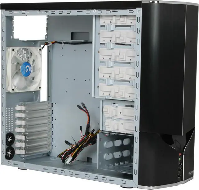 Alt view image 9 of 12 - GIGABYTE Poseidon 310 GZ-AA3CB-SJB Black Aluminum/ 0.7mm SECC ATX Mid Tower Computer Case