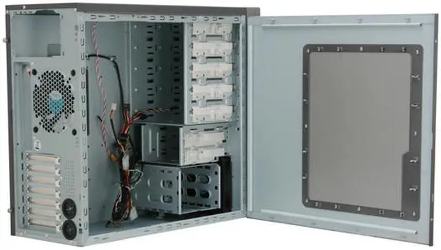 Alt view image 5 of 11 - GIGABYTE iSolo 230 GZ-AA3CBI-SNG Black / Gray Aluminum / Steel ATX Mid Tower Computer Case