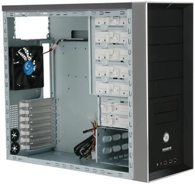 Alt view image 8 of 11 - GIGABYTE iSolo 230 GZ-AA3CBI-SNG Black / Gray Aluminum / Steel ATX Mid Tower Computer Case