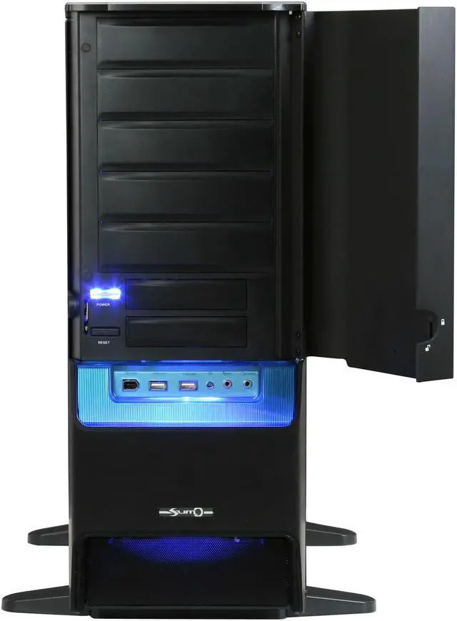 Alt view image 4 of 12 - GIGABYTE SUMO 5115 GZ-FA1CAR-AJB Black Aluminum ATX Full GAMING Tower Computer Case