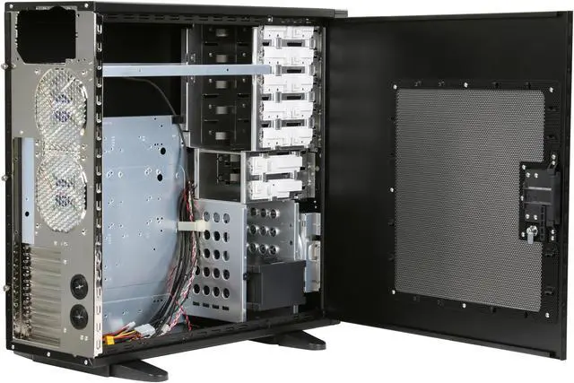 Alt view image 6 of 12 - GIGABYTE SUMO 5115 GZ-FA1CAR-AJB Black Aluminum ATX Full GAMING Tower Computer Case