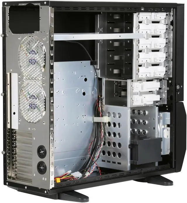 Alt view image 7 of 12 - GIGABYTE SUMO 5115 GZ-FA1CAR-AJB Black Aluminum ATX Full GAMING Tower Computer Case