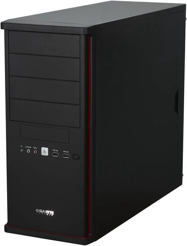 Alt view image 3 of 11 - GIGABYTE GZ-X7 Black ABS / 0.6 mm SECC ATX Mid Tower Computer Case